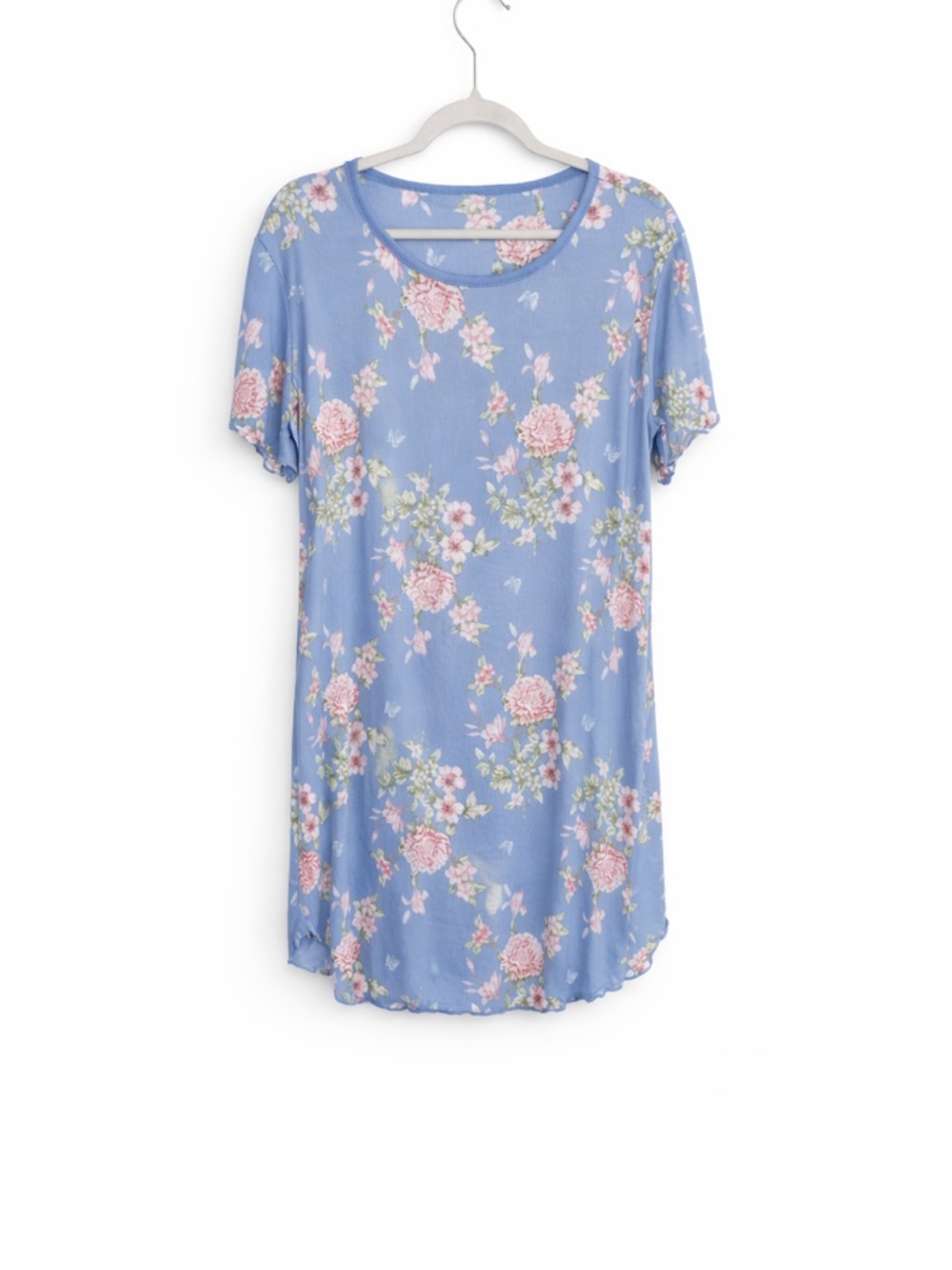 Flora Nikrooz Blue Floral Women's Robe - Picture 4 of 4